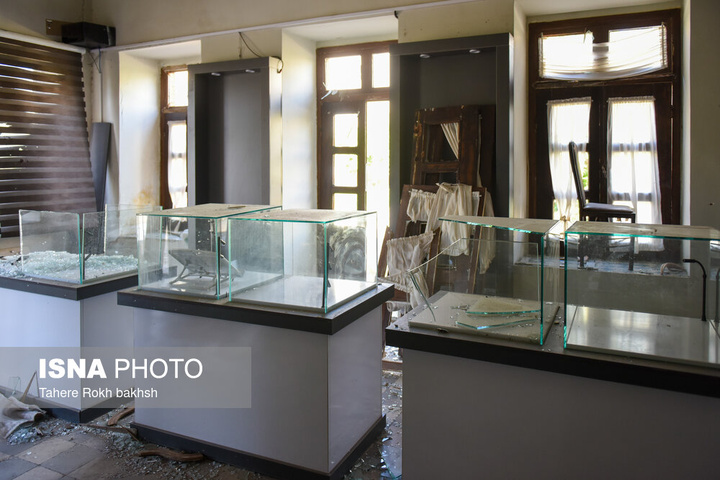 خسارات ناشی از تجاوز آمریکا و رژیم صهیونی به موزه آموزش و پرورش شیراز