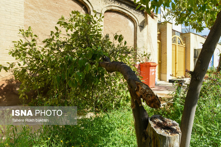 خسارات ناشی از تجاوز آمریکا و رژیم صهیونی به موزه آموزش و پرورش شیراز