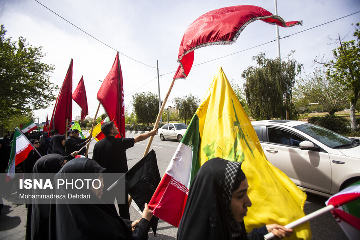بیرق گردانی و عزاداری شهادت امام جعفر صادق (علیه‌السلام) - شیراز