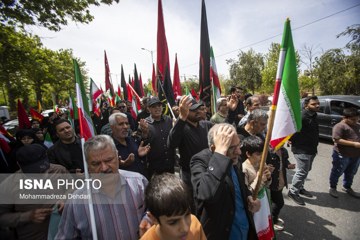 بیرق گردانی و عزاداری شهادت امام جعفر صادق (علیه‌السلام) - شیراز