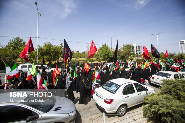بیرق گردانی و عزاداری شهادت امام جعفر صادق (علیه‌السلام) - شیراز