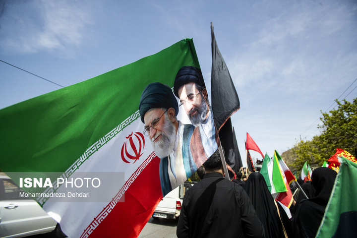 بیرق گردانی و عزاداری شهادت امام جعفر صادق (علیه‌السلام) - شیراز