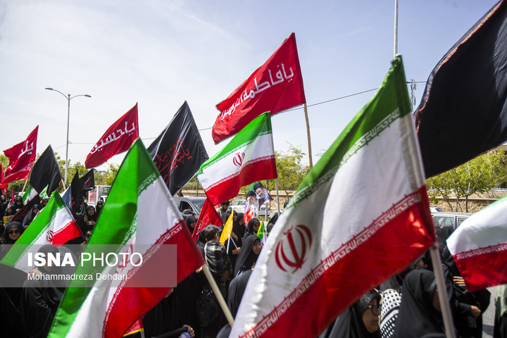 بیرق گردانی و عزاداری شهادت امام جعفر صادق (علیه‌السلام) - شیراز