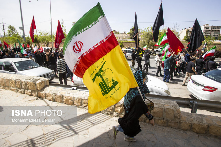 بیرق گردانی و عزاداری شهادت امام جعفر صادق (علیه‌السلام) - شیراز