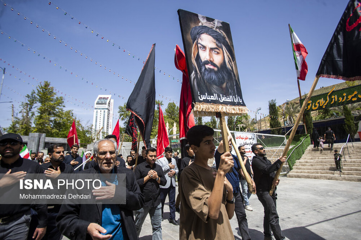 بیرق گردانی و عزاداری شهادت امام جعفر صادق (علیه‌السلام) - شیراز