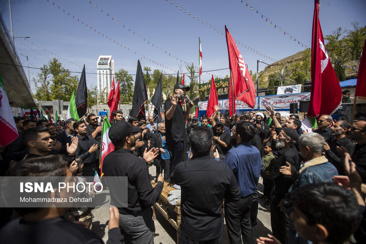 بیرق گردانی و عزاداری شهادت امام جعفر صادق (علیه‌السلام) - شیراز