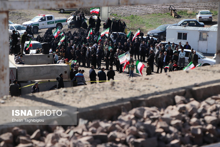 ترمیم ۴ روزه پل راه‌آهن امین‌آباد زنجان پس از حمله رژیم صهیونی آمریکایی