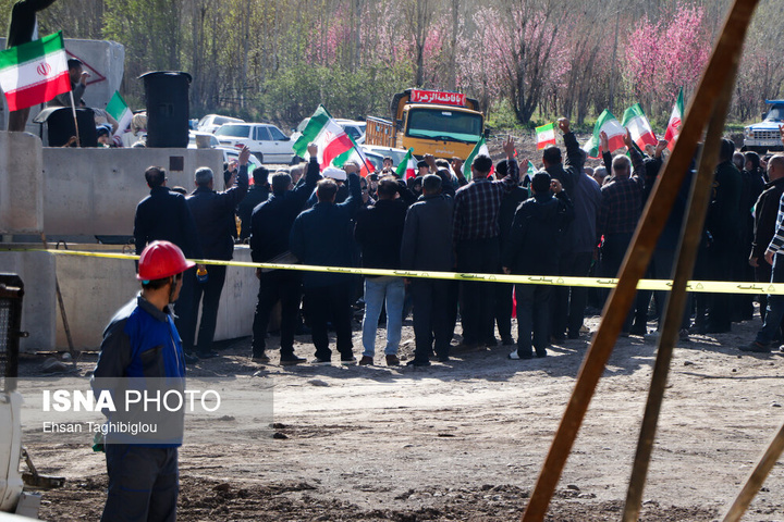 ترمیم ۴ روزه پل راه‌آهن امین‌آباد زنجان پس از حمله رژیم صهیونی آمریکایی