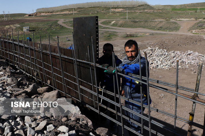 ترمیم ۴ روزه پل راه‌آهن امین‌آباد زنجان پس از حمله رژیم صهیونی آمریکایی