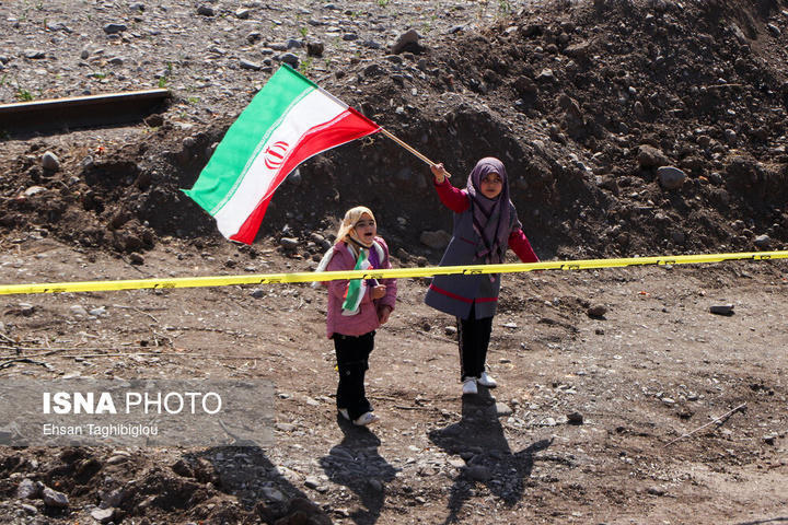 ترمیم ۴ روزه پل راه‌آهن امین‌آباد زنجان پس از حمله رژیم صهیونی آمریکایی