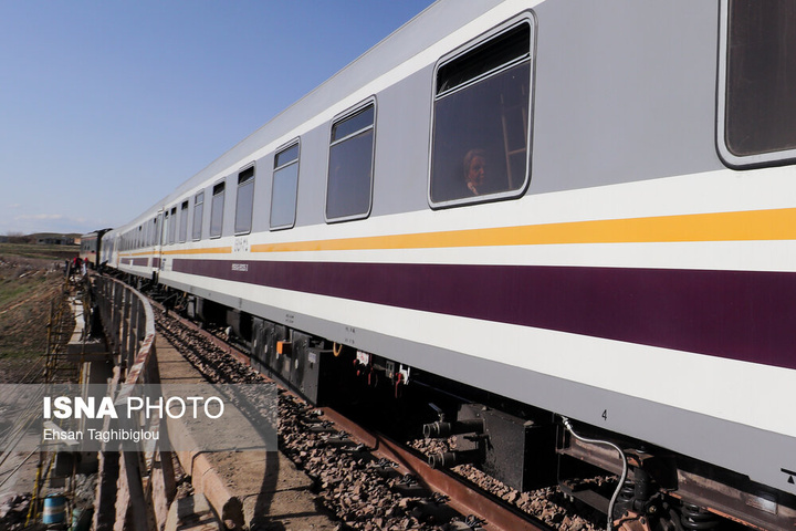 ترمیم ۴ روزه پل راه‌آهن امین‌آباد زنجان پس از حمله رژیم صهیونی آمریکایی