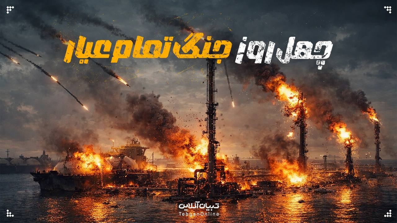 چهل روز جنگ تمام عیار