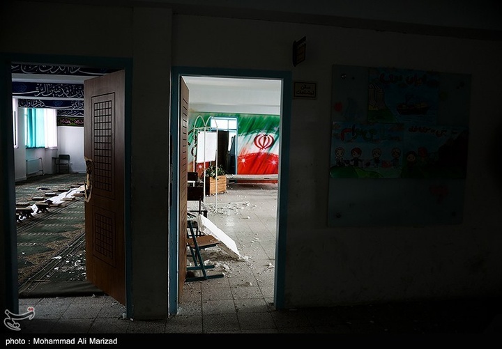 مدارس آسیب‌دیده در دوران جنگ رمضان-تهران