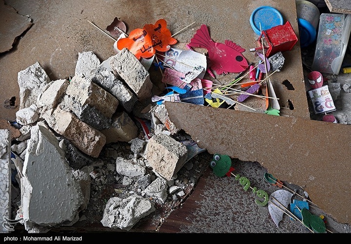 مدارس آسیب‌دیده در دوران جنگ رمضان-تهران