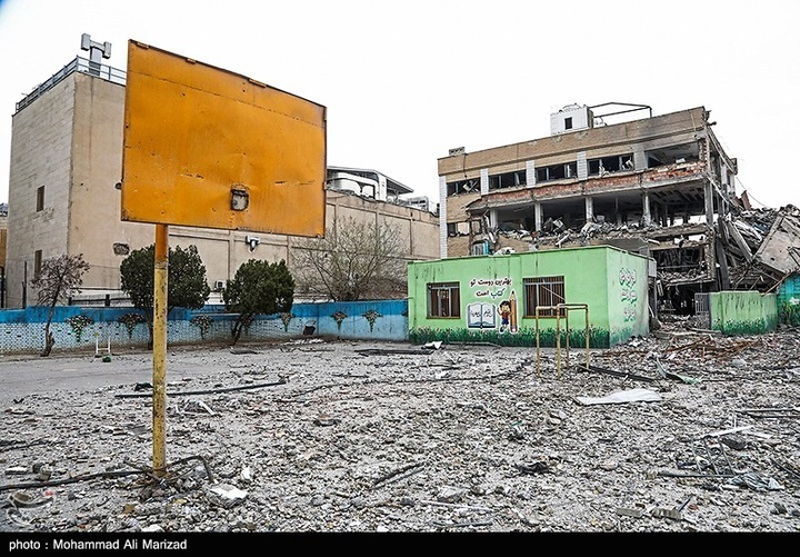 مدارس آسیب‌دیده در دوران جنگ رمضان-تهران