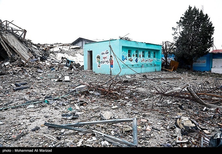 مدارس آسیب‌دیده در دوران جنگ رمضان-تهران