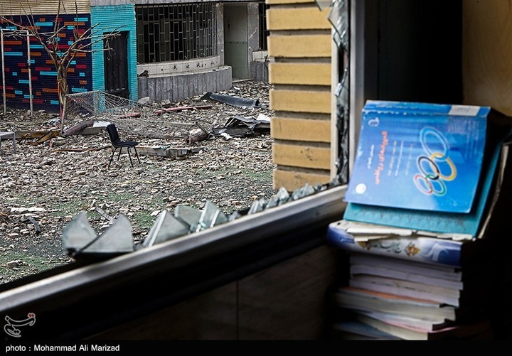 مدارس آسیب‌دیده در دوران جنگ رمضان-تهران