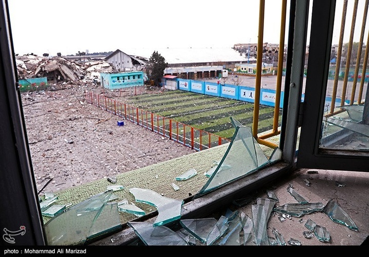 مدارس آسیب‌دیده در دوران جنگ رمضان-تهران