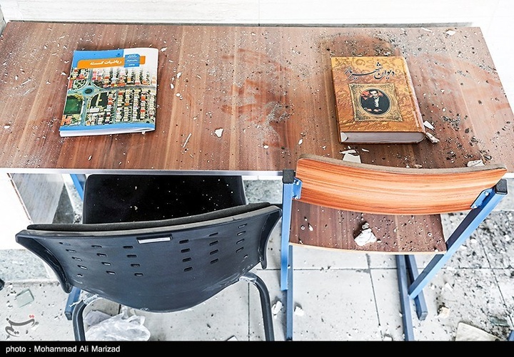 مدارس آسیب‌دیده در دوران جنگ رمضان-تهران