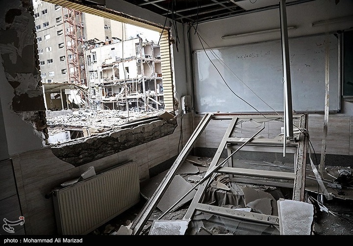 مدارس آسیب‌دیده در دوران جنگ رمضان-تهران