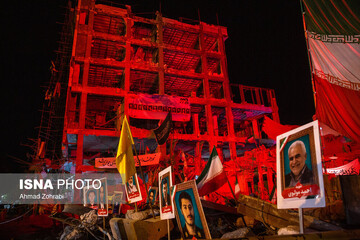 مراسم چهلم شهدای دبیرخانه مجلس خبرگان - قم