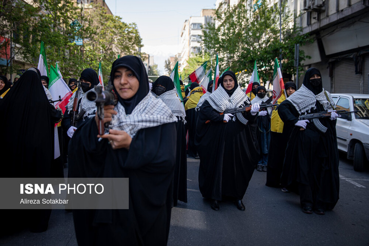 رزمایش بزرگ «دختران جان‌فدای ایران»