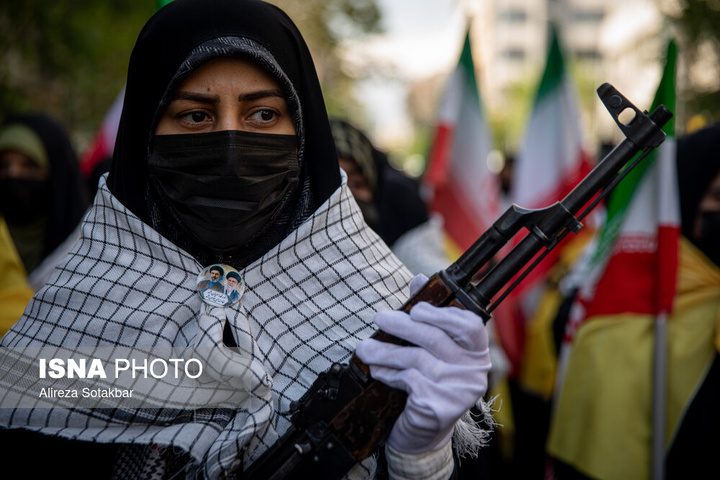 رزمایش بزرگ «دختران جان‌فدای ایران»