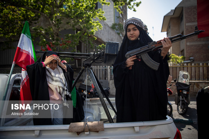 رزمایش بزرگ «دختران جان‌فدای ایران»