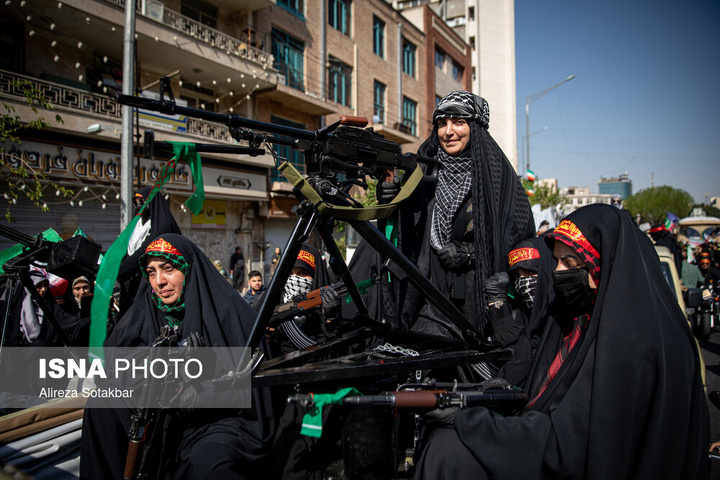 رزمایش بزرگ «دختران جان‌فدای ایران»