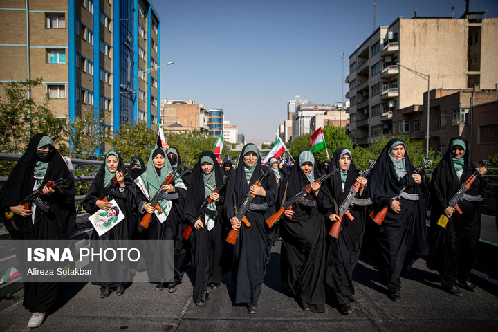 رزمایش بزرگ «دختران جان‌فدای ایران»
