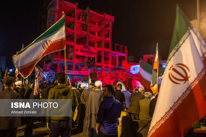 مراسم چهلم شهدای دبیرخانه مجلس خبرگان - قم