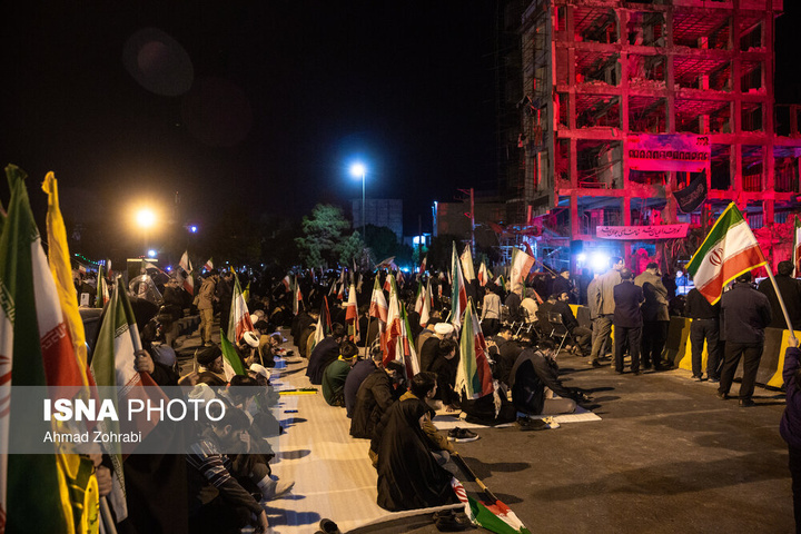 مراسم چهلم شهدای دبیرخانه مجلس خبرگان - قم