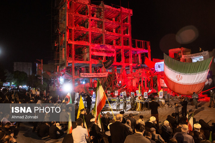 مراسم چهلم شهدای دبیرخانه مجلس خبرگان - قم