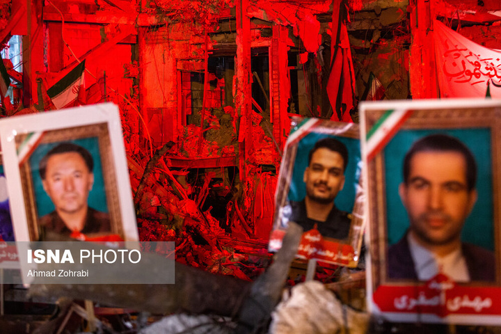 مراسم چهلم شهدای دبیرخانه مجلس خبرگان - قم