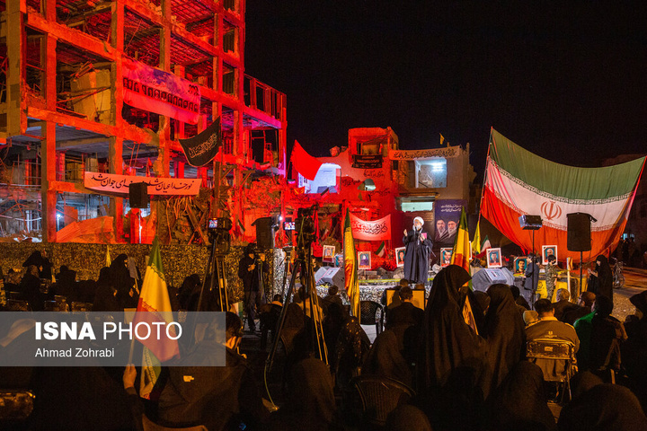 مراسم چهلم شهدای دبیرخانه مجلس خبرگان - قم