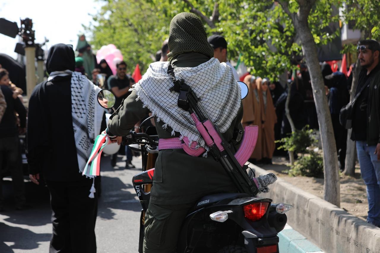 رزمایش «دختران جان‌فدا» در پایتخت