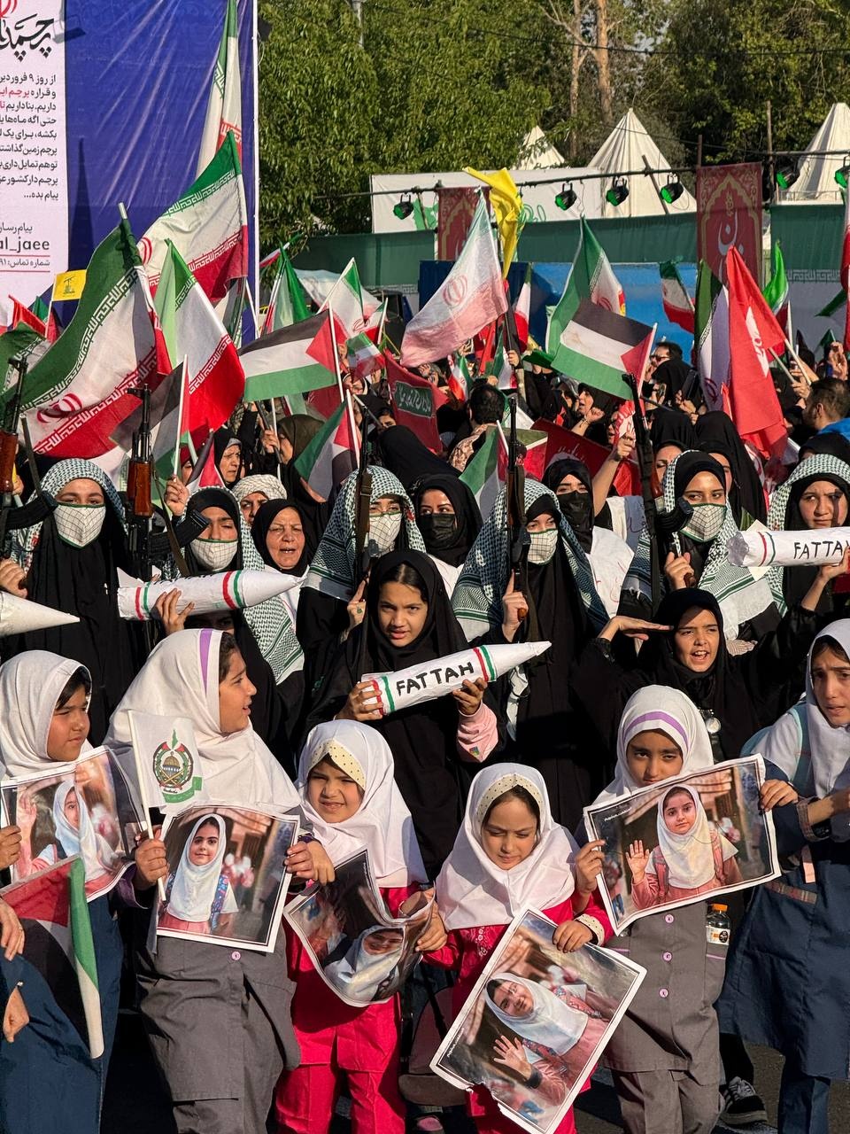 رزمایش «دختران جانفدا» در پایتخت