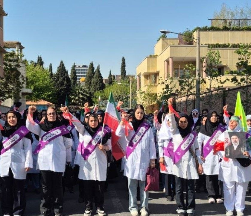 رزمایش «دختران جان‌فدا» در پایتخت