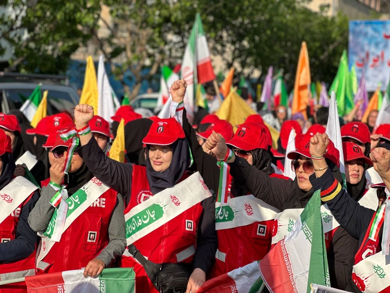 رزمایش «دختران جان‌فدا» در پایتخت