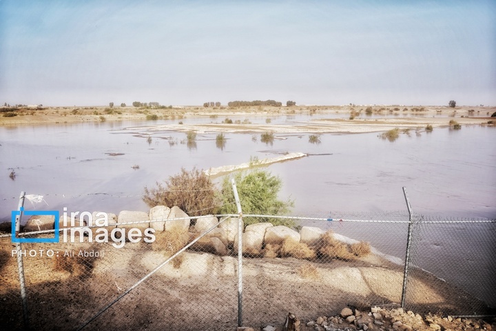 ورود آب به سیستان پس از سال‌ها خشکسالی