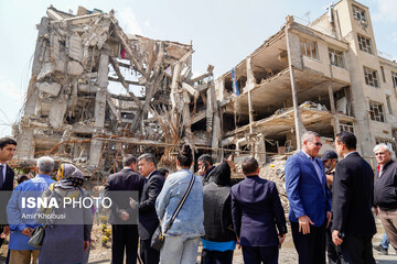 بازدید سفرا از مناطق آسیب دیده در جنگ رمضان