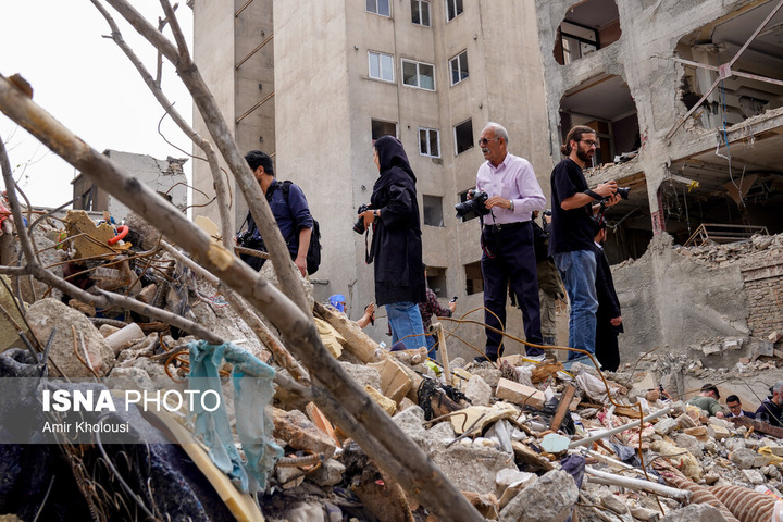 بازدید سفرا از مناطق آسیب دیده در جنگ رمضان