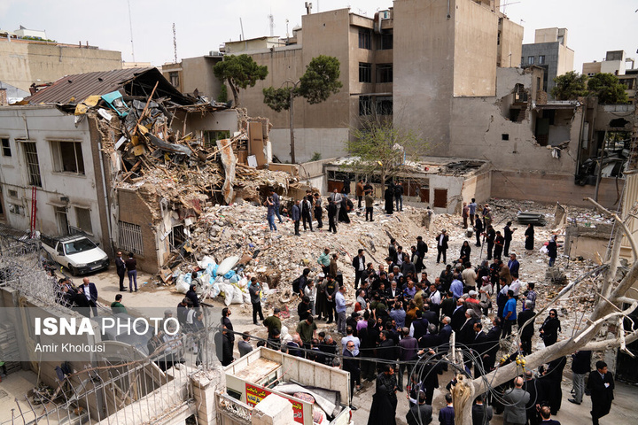 بازدید سفرا از مناطق آسیب دیده در جنگ رمضان