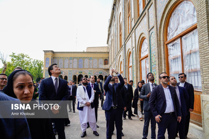 بازدید سفرا از مناطق آسیب دیده در جنگ رمضان