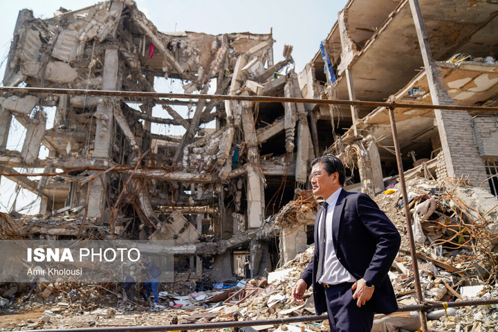 بازدید سفرا از مناطق آسیب دیده در جنگ رمضان