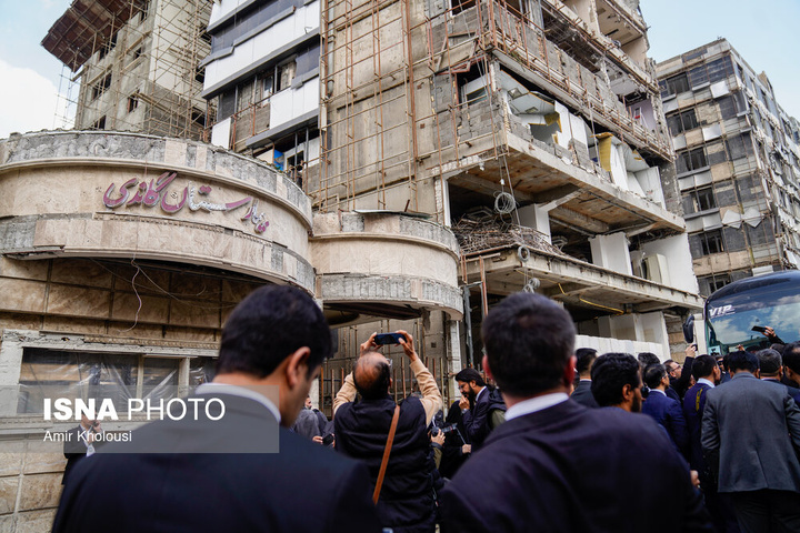 بازدید سفرا از مناطق آسیب دیده در جنگ رمضان