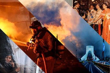 ۱۰۰ عکس منتخب از ۴۰ روز جنگ