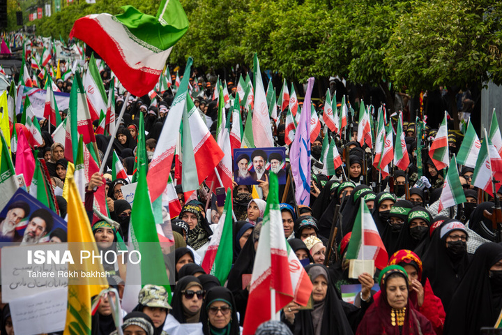 اجتماع دختران جان فدای ایران - شیراز