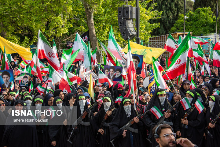 اجتماع دختران جان فدای ایران - شیراز