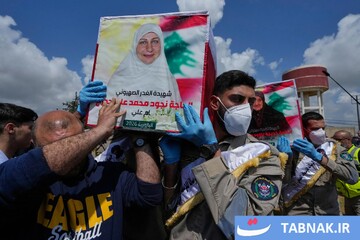 مراسم تشییع شهدای حزب‌الله